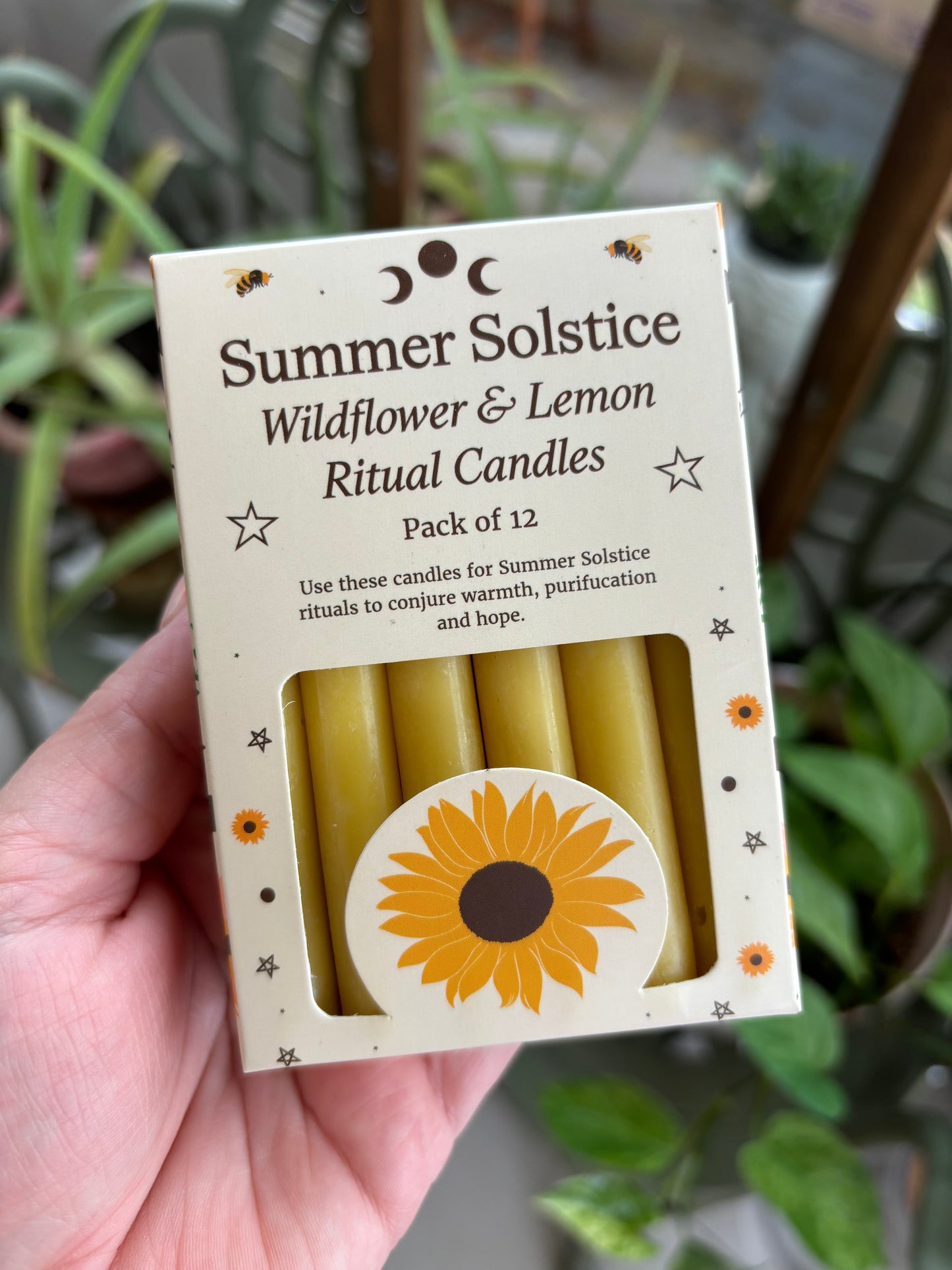 Summer Solstice Wildflower & Lemon Ritual Candles