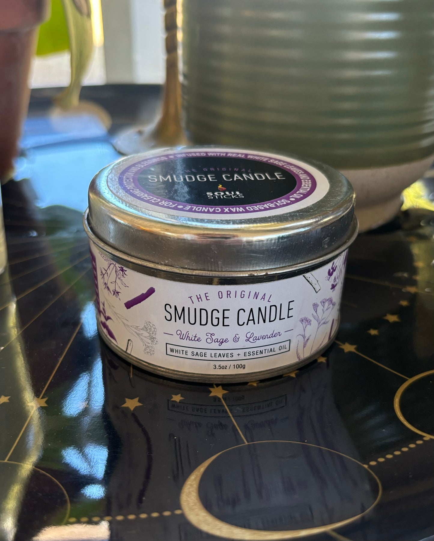 Smudge Candle (White Sage & Lavender)