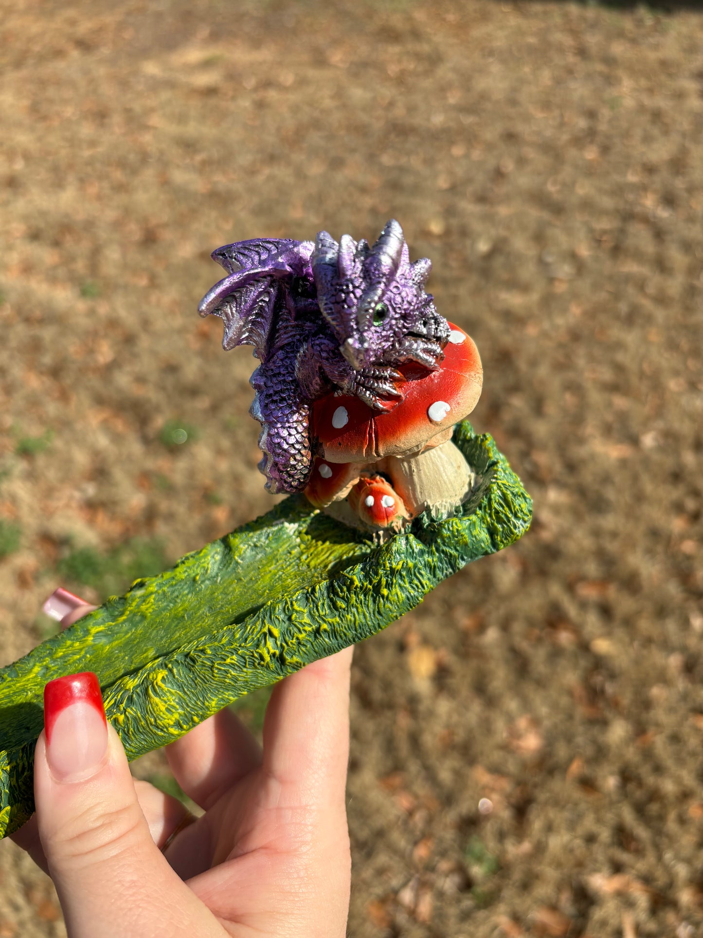 Purple Dragon Incense Holder