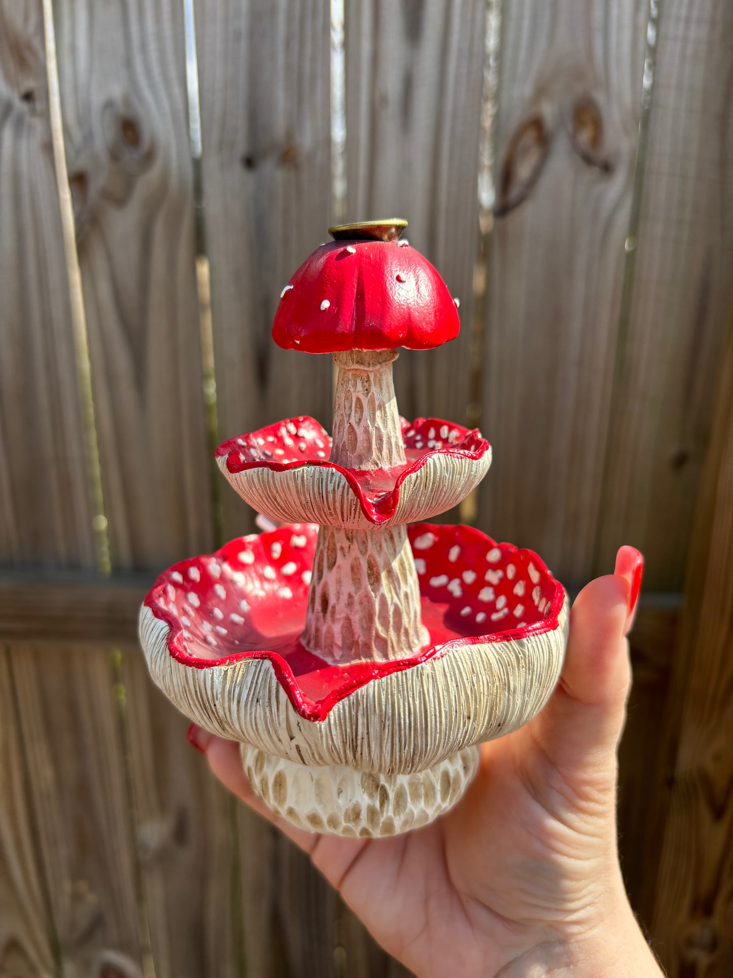 Toadstool Mushroom Backflow Burner