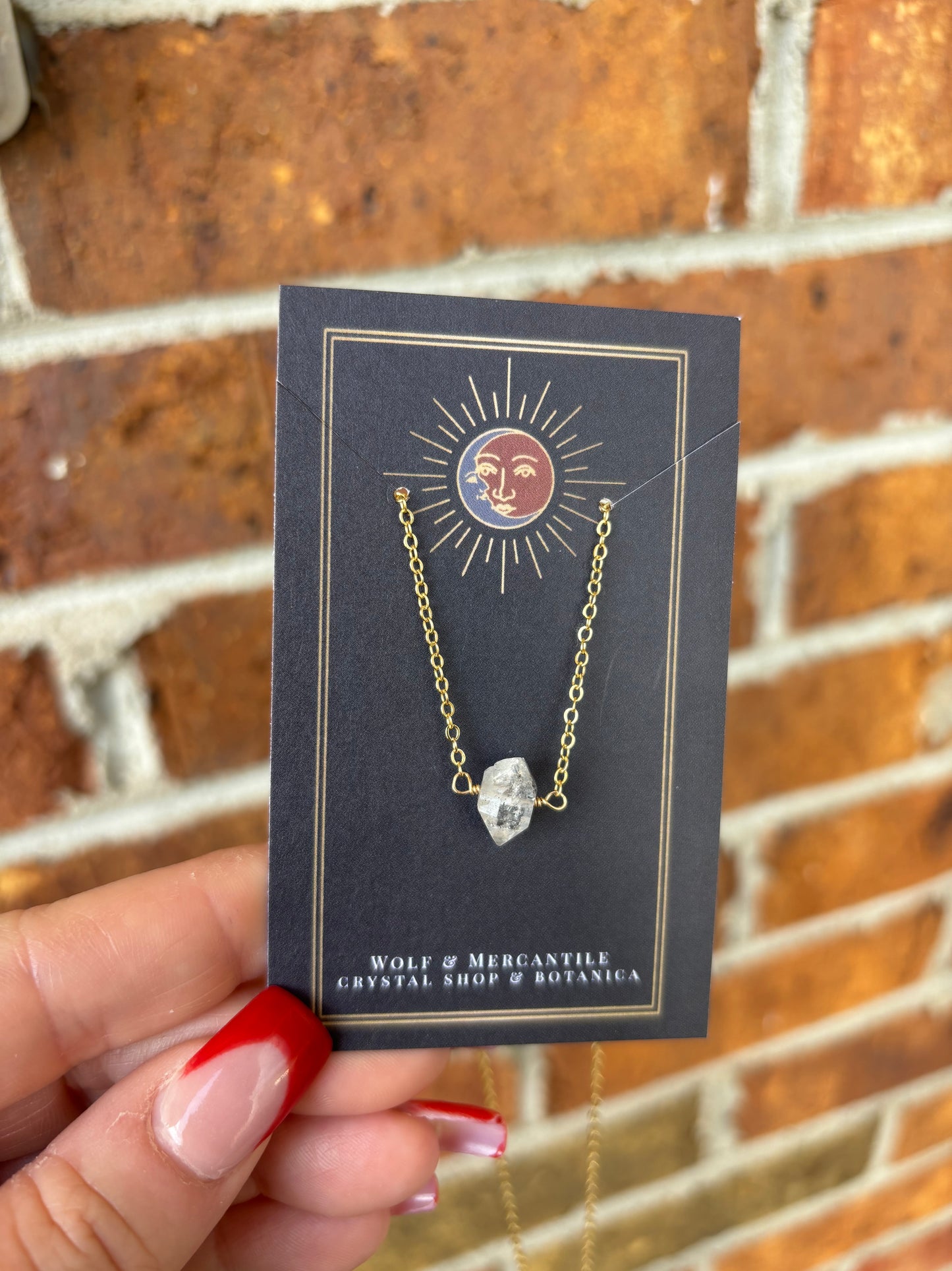 Pakimer Diamond 14k Gold Filled Necklace