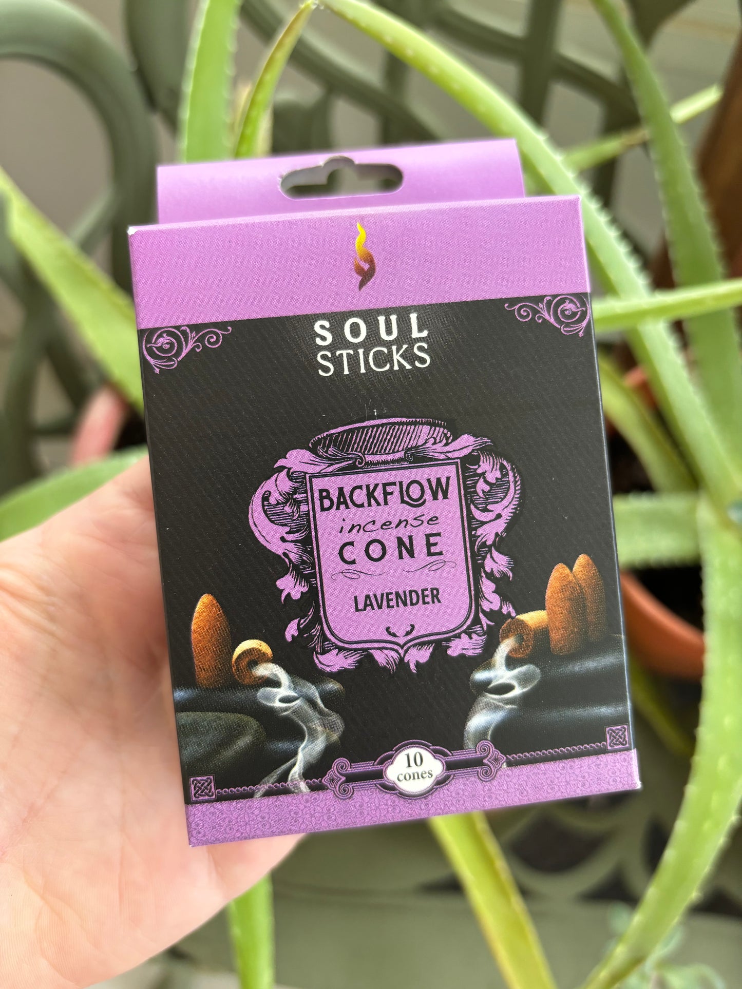Lavender Backflow Incense Cones