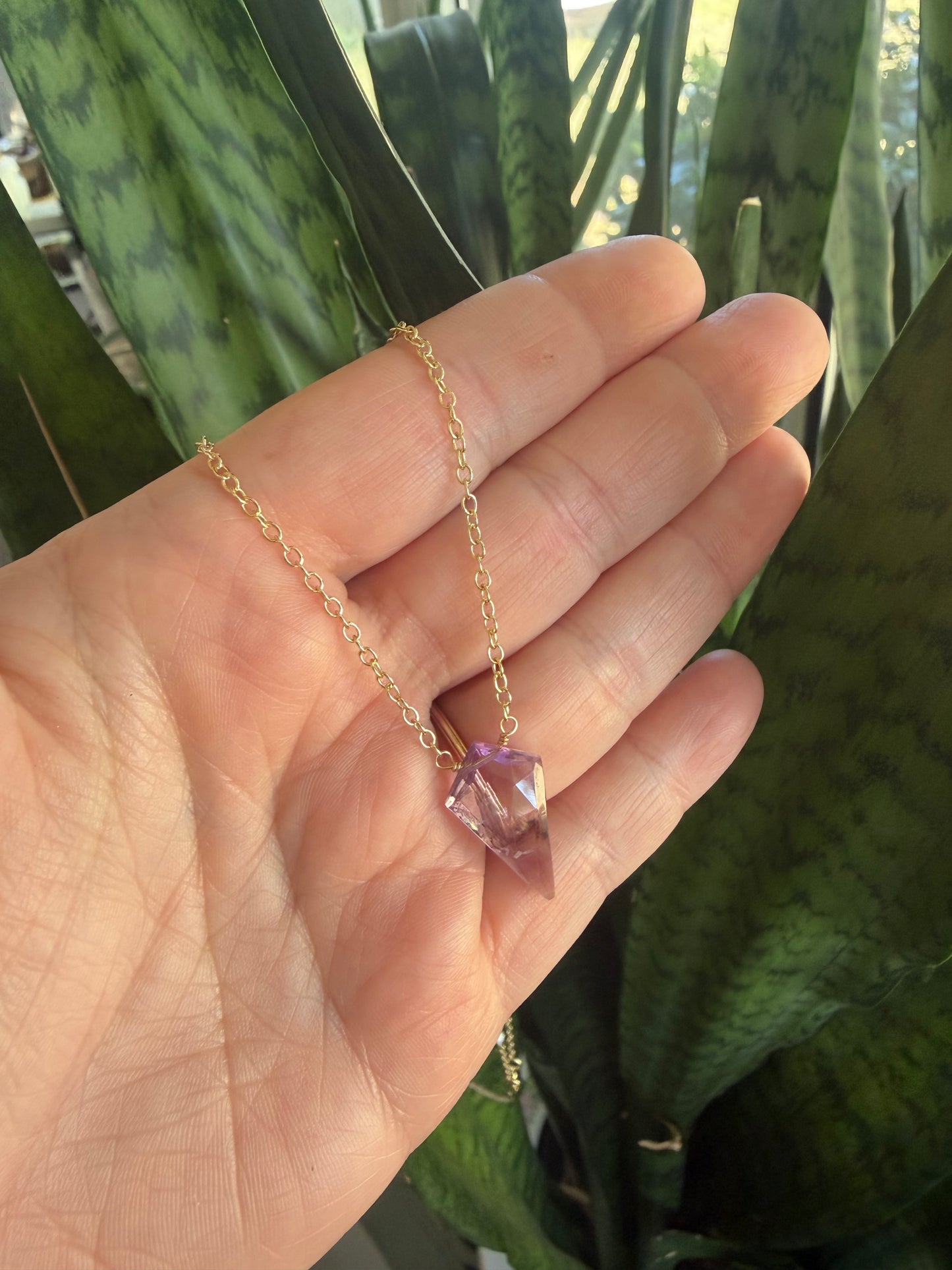 Amethyst Gold Filled Necklace