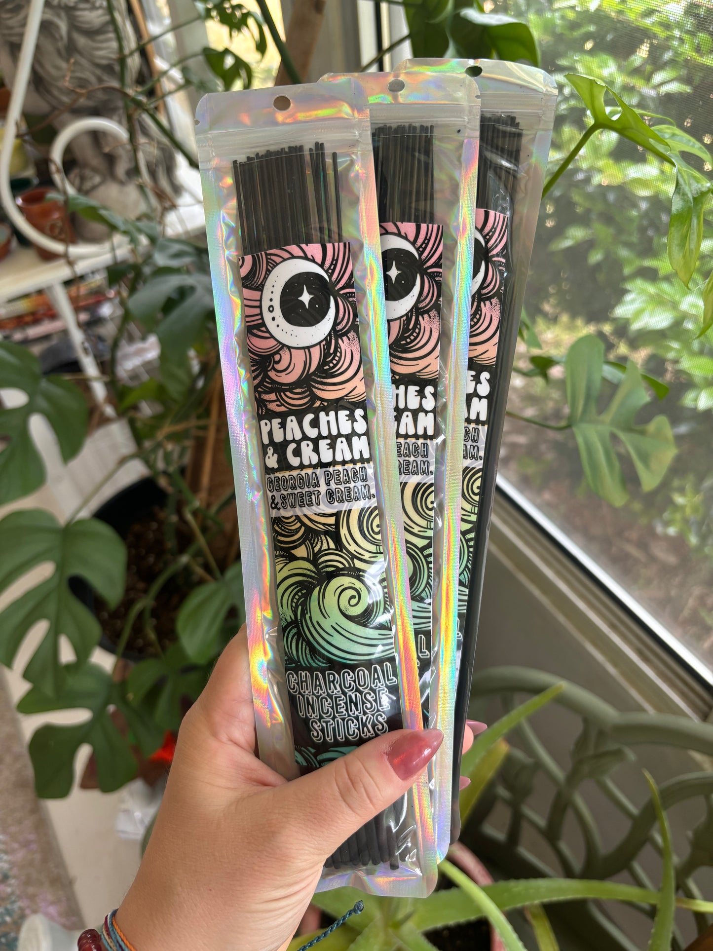 Peaches & Cream Charcoal Incense Sticks