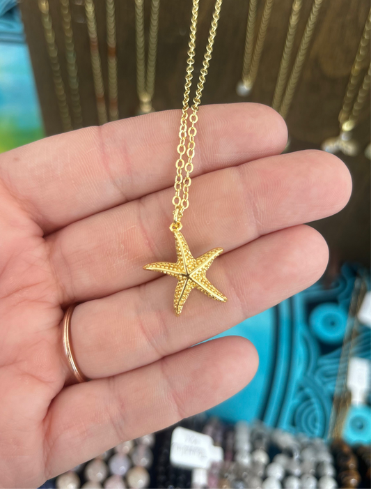 Starfish 14K GF Necklace