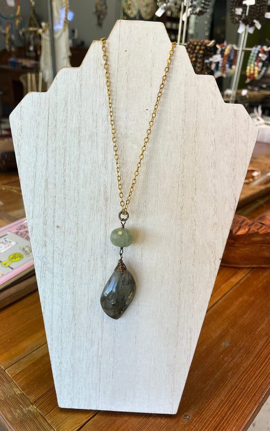 Labradorite-Amazonite Necklace