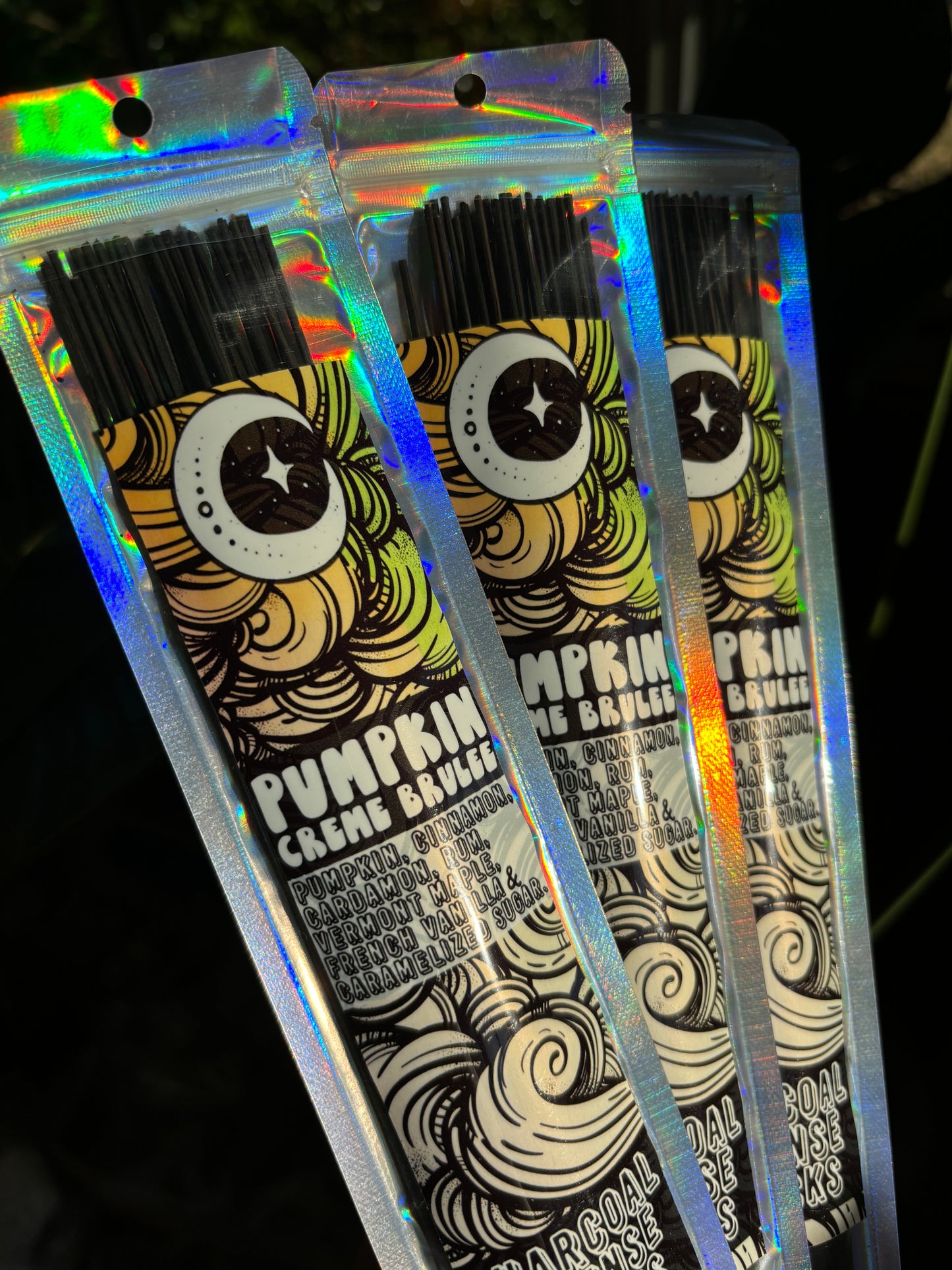Pumpkin Creme Brûlée Charcoal Incense Sticks