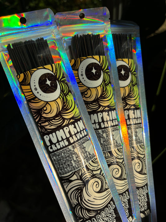 Pumpkin Creme Brûlée Charcoal Incense Sticks