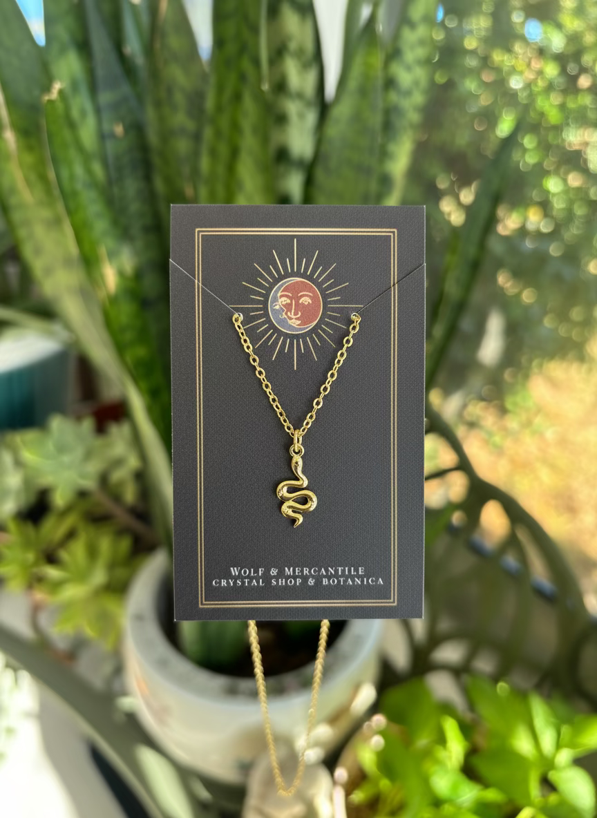 Dainty Snake 14K Gold Filled Necklace