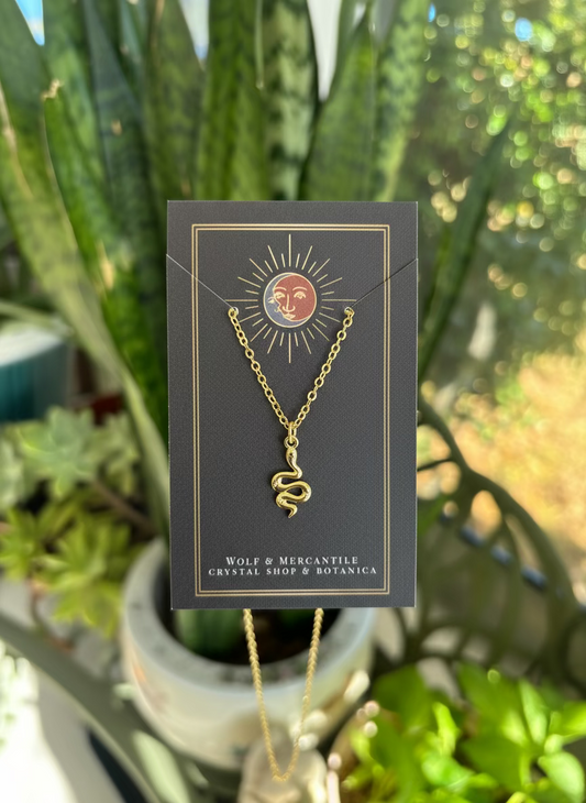 Dainty Snake 14K Gold Filled Necklace