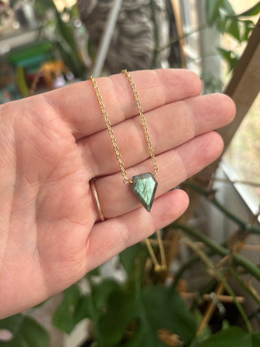 Labradorite 14k Gold Filled Necklace