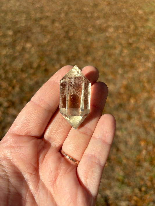 HQ Dbl Terminated Smokey Citrine