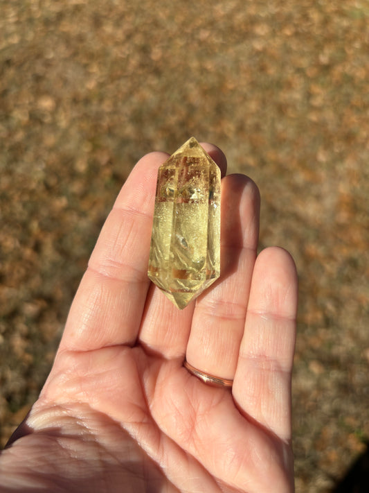 HQ Dbl Terminated Smokey Citrine