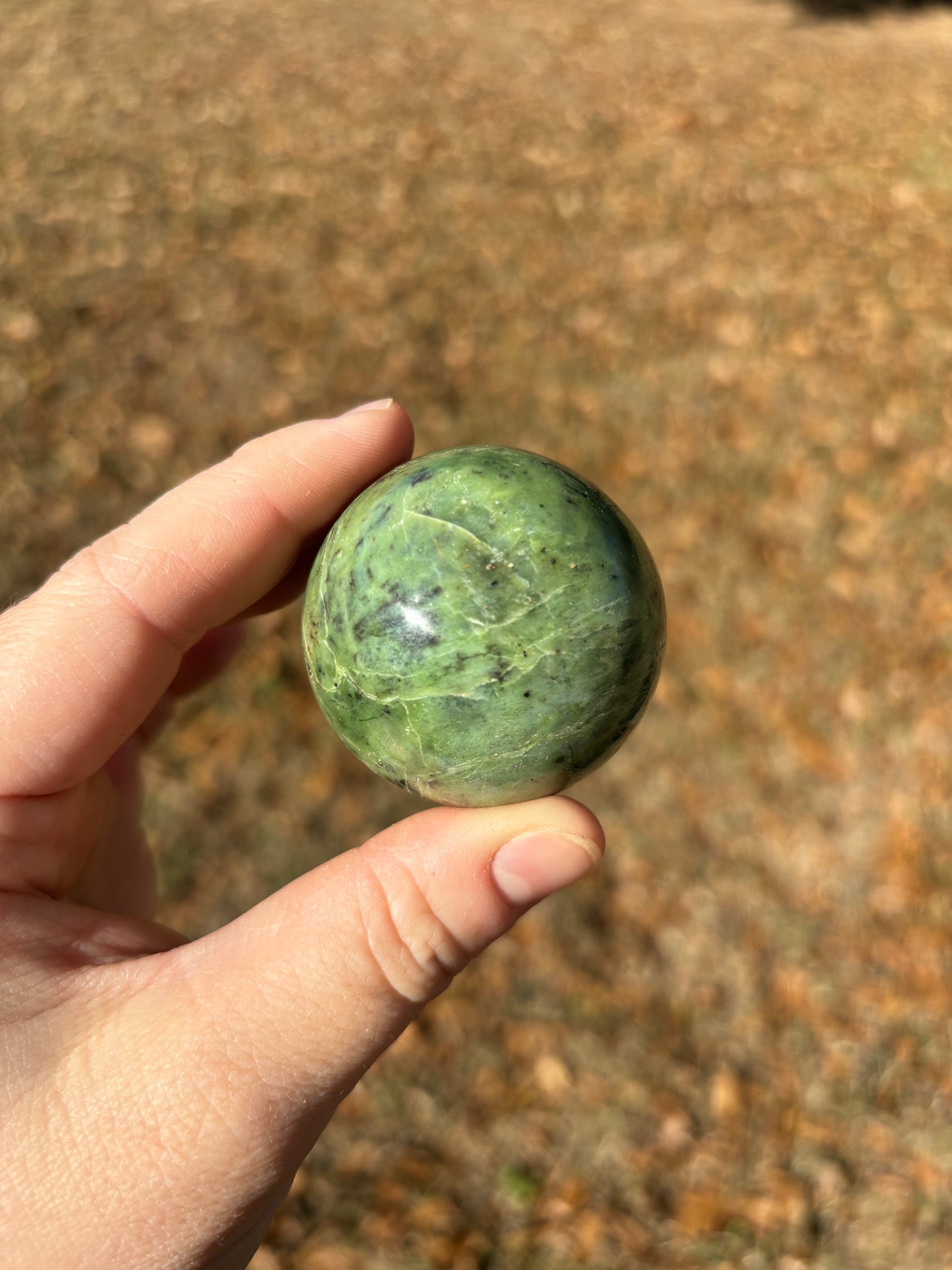 Chrysoprase Sphere