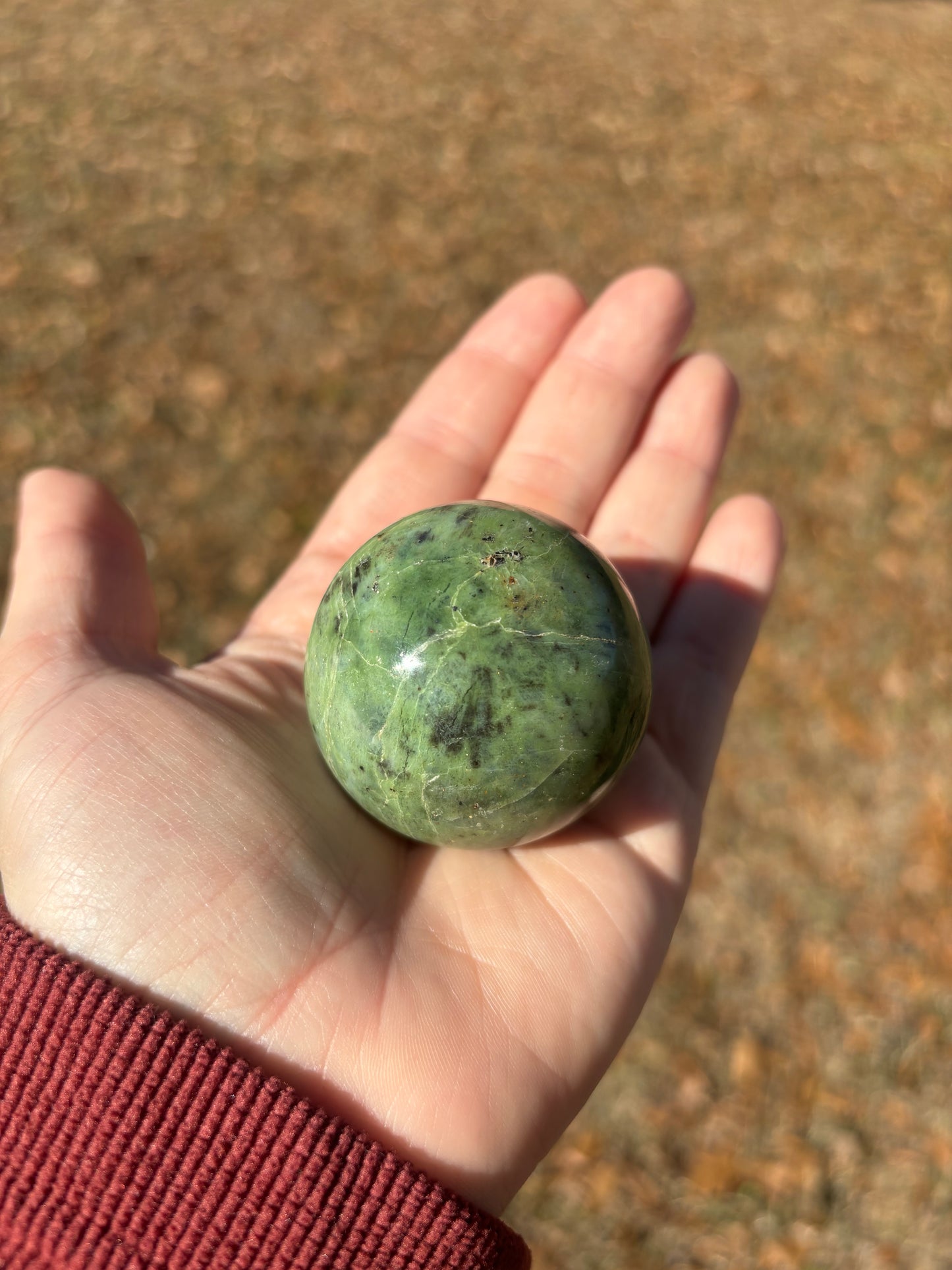 Chrysoprase Sphere