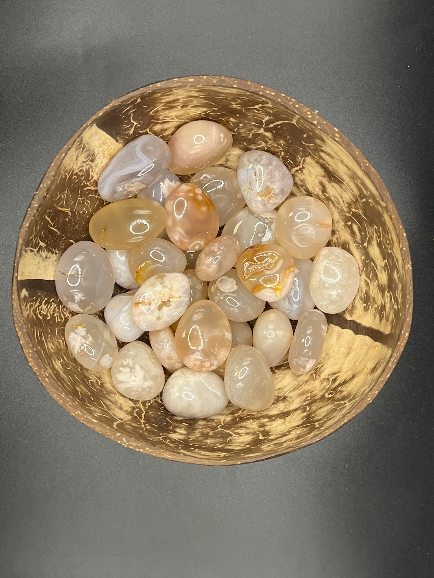 Flower Agate tumble