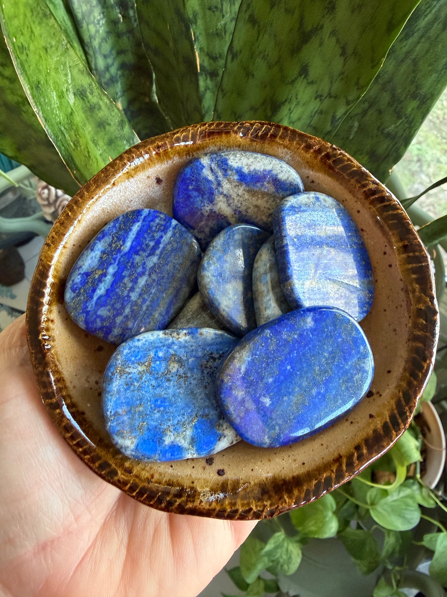 Lapis Lazuli Worry Stone