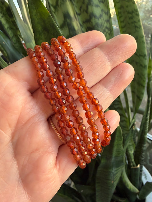 Hessonite Garnet Bracelet