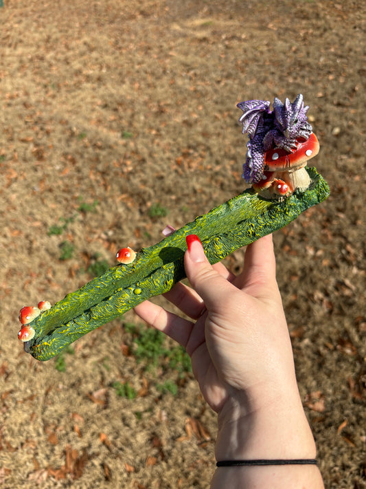 Purple Dragon Incense Holder