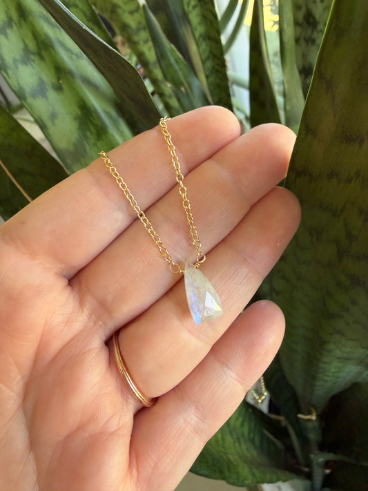 Moonstone Gold Filled Necklace