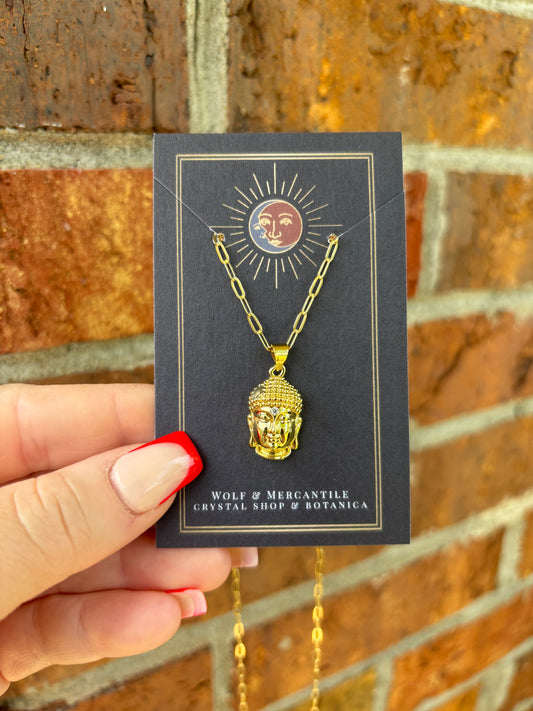Buddha Necklace 14KGF