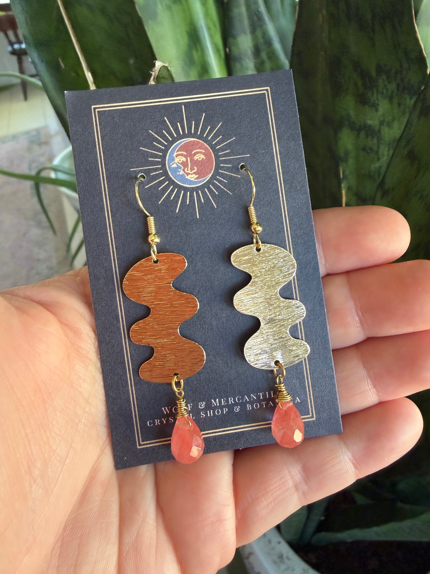 Cherry Quartz Earrings