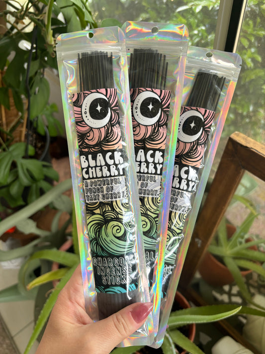 Black Cherry Charcoal Incense Sticks
