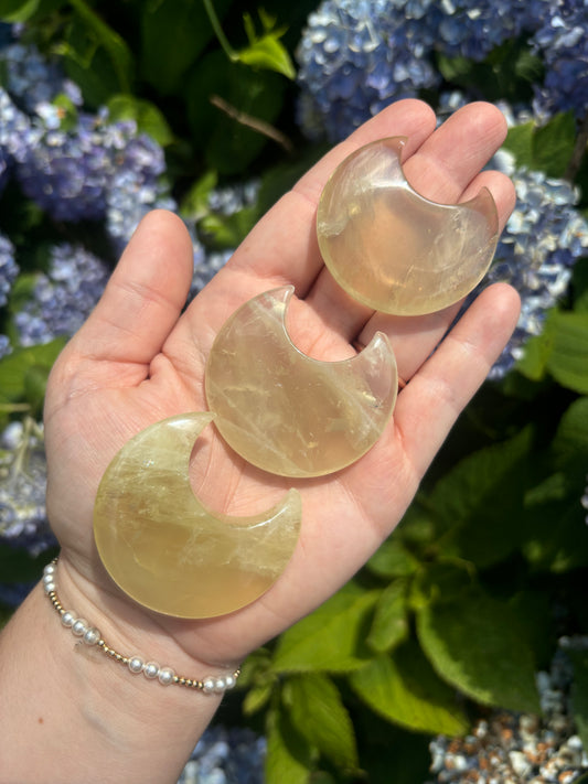 Lemon Quartz Moons