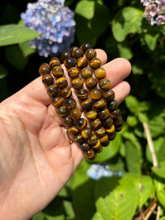 Tigers Eye Bracelet 8mm