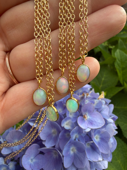 Ethiopian Opal 14k Gold Filled Necklace