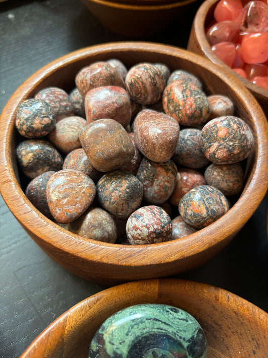 Leopard Skin Jasper Tumbles