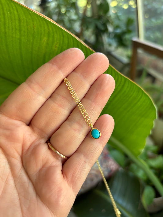 Dainty Turquoise Necklace