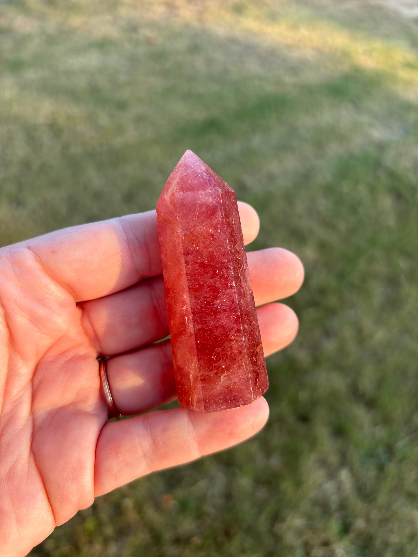 Strawberry Quartz Tower